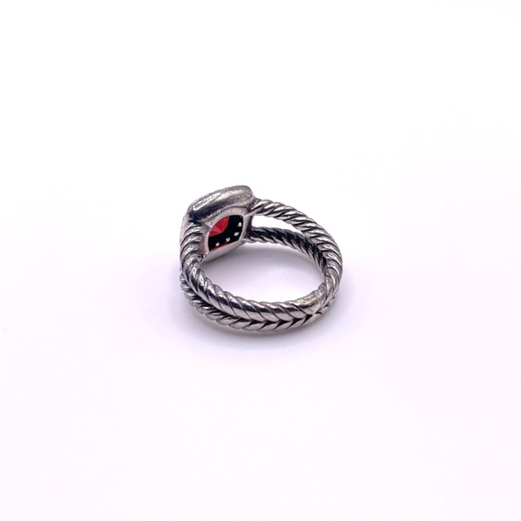 David Yurman Garnet Albion Ring - Picture 2 of 4
